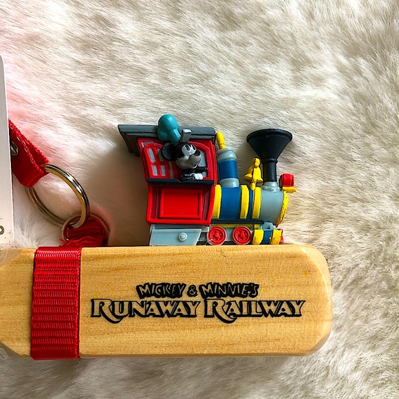 Disney Parks Mickey and Minnie’s Runaway Railway Wooden Whistle - Picture 5 of 9